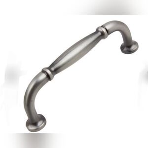 10 GlideRite Satin Pewter 3" Center Fluted Cabinet Pull Handle